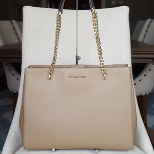 Michael Kors Large Ellis Tote bag Dark Khaki